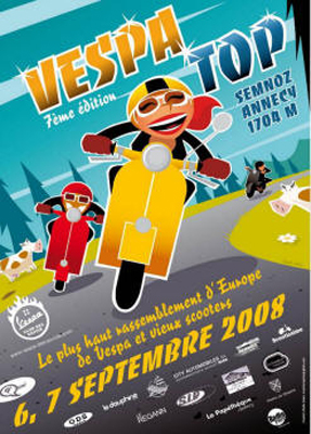 Vespa Top 2008. Vespa Club des Savoie
