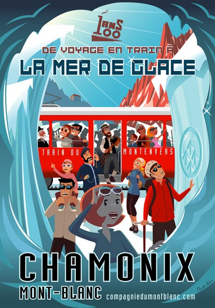 Centenaire du train du Montenvers. Chamonix
