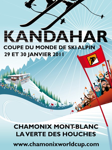KANDAHAR.Coupe du monde de ski Chamonix 2011